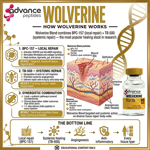 bpc 157 peptide wolverine blend Unlocking the Power of Peptide Therapy: Your Guide to BPC-157, GHK-Cu,  AOD-9604, and GLP-1 Peptides at Gardenia Aesthetics & Wellness main image 0